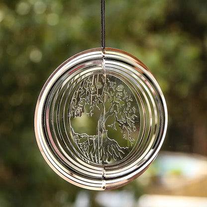 3D Rotating Hanging Wind Spinner Dream Catcher