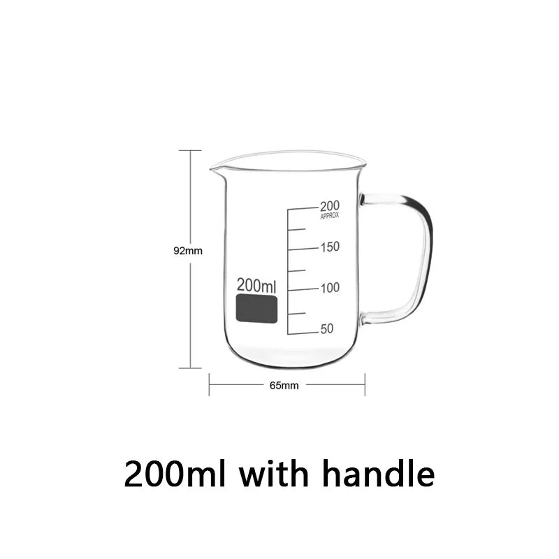 Taza medidora de vidrio borosilicato con asa – 50 ml a 1000 ml | Graduada, resistente al calorTazas medidorasHome & Garden > Kitchen & Dining > Kitchen Tools & Utensils > Measuring Cups & Spoons > Measuring Cups