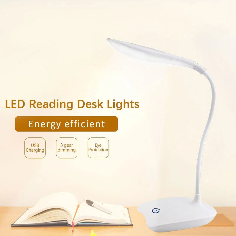 Lámpara de escritorio led recargable por usb, luz de lecturaLámparas de mesaHome & Garden > Lighting > Lamps > Desk Lamps