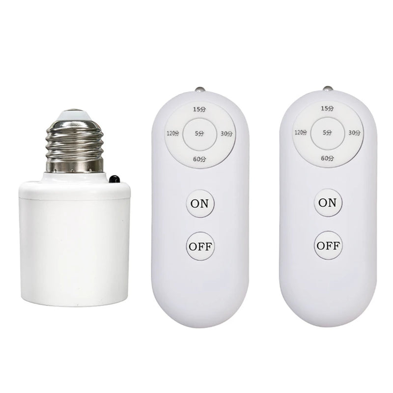 Portalámparas E27 con temporizador y control remoto inalámbricoPortalámparasHome & Garden > Lighting