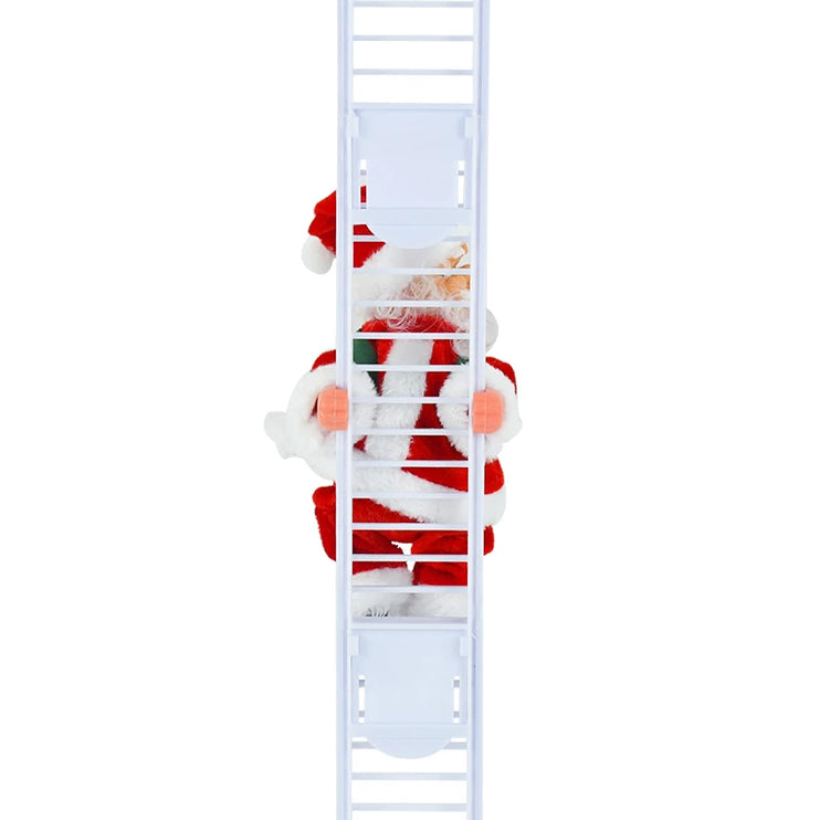 Santa Claus doll ladder with music