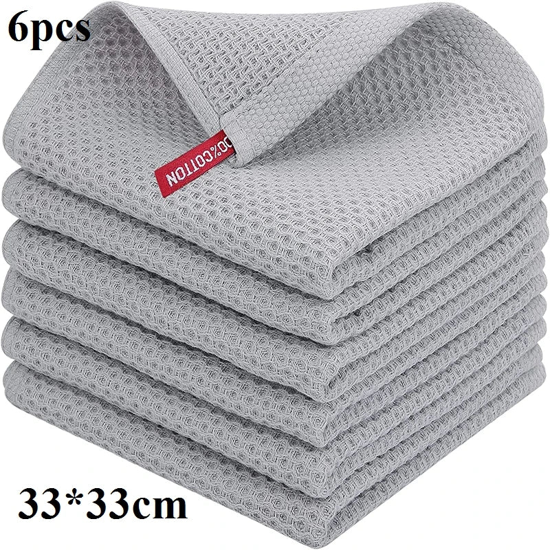 Paño de limpieza absorbente 100% algodón 6 unidadesPañosHome & Garden > Linens & Bedding > Towels > Kitchen Towels