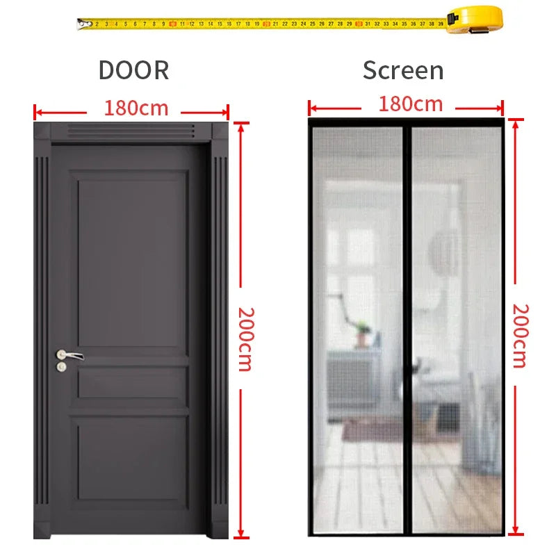 Mosquitera magnética 230-270 cm con cierre automáticoMosquiterasHome & Garden > Decor > Window Treatments > Window Screens