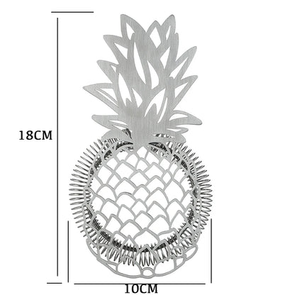 Pineapple-shaped cocktail strainer