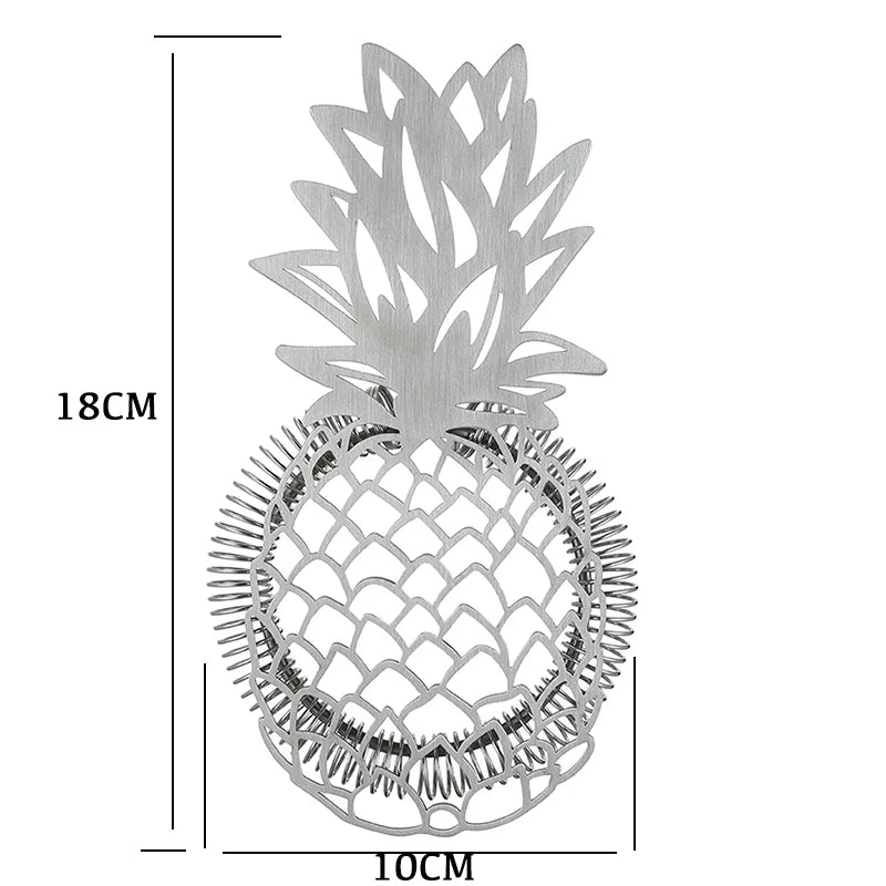 Pineapple-shaped cocktail strainer