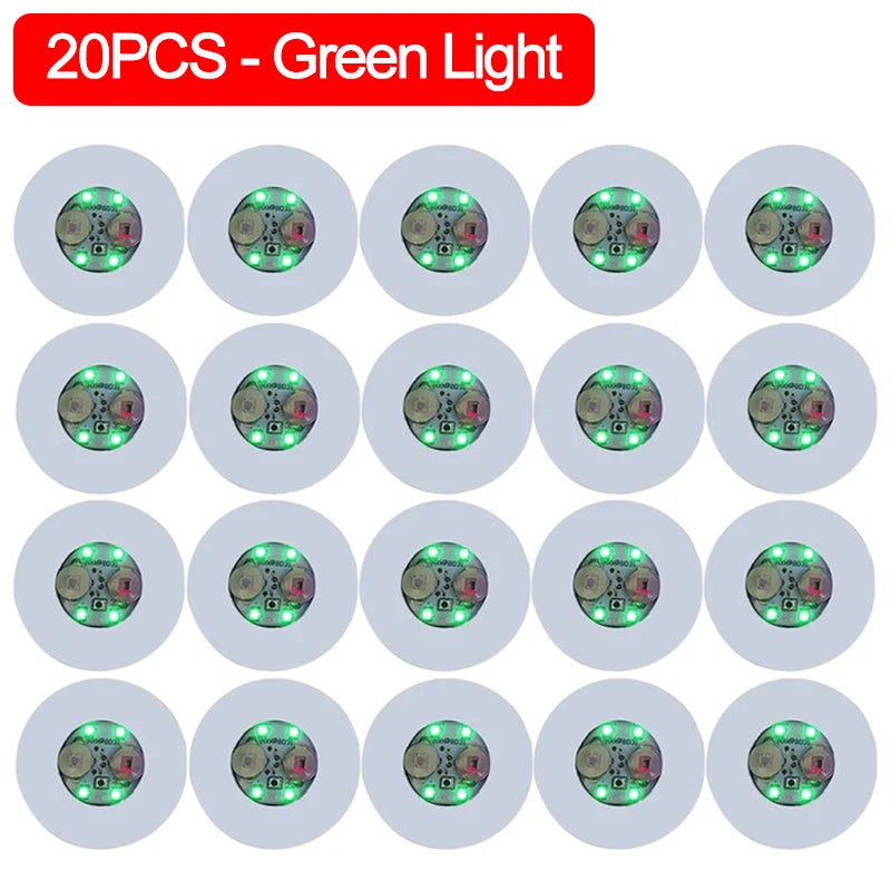 Posavasos LED adhesivos para vasos y botellas · Luces decorativas multicolorPosavasosHome & Garden > Kitchen & Dining > Barware > Coasters