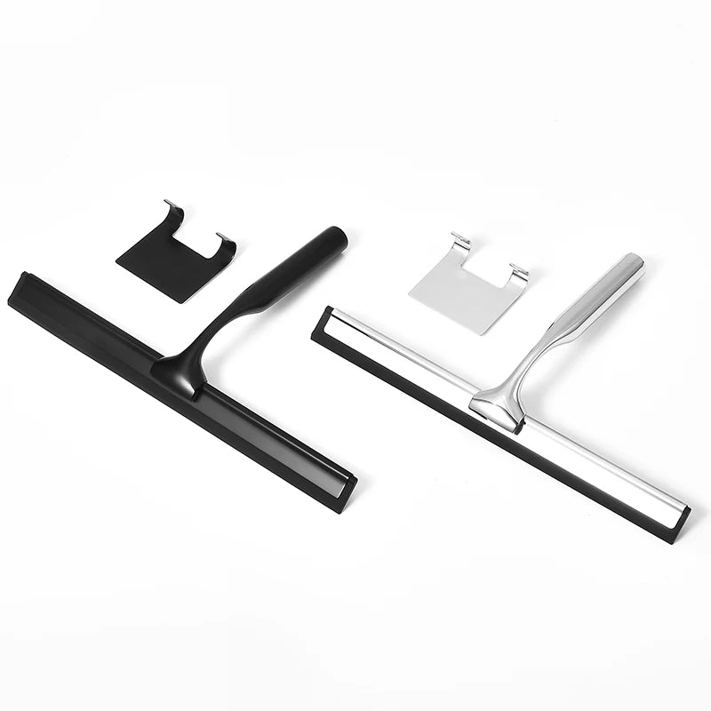 Limpiador de cristales y espejos 10" con hoja de silicona y mango de acero inoxidable con ganchoEscobillasHome & Garden > Household Supplies > Household Cleaning Supplies > Scrub Brushes