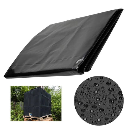 Rainwater tank protective cover with UV protection