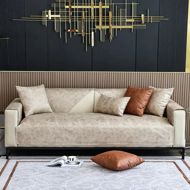 Cubiertas para sofá de polipiel impermeableFundas de sofá