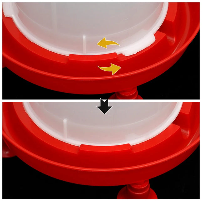 Bebedero automatico para aves de corralComederos