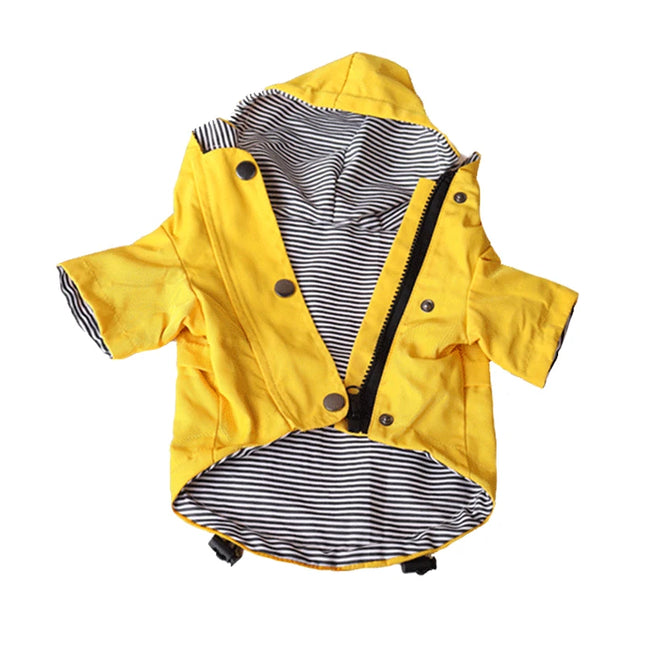 Imperméable jaune pour chien