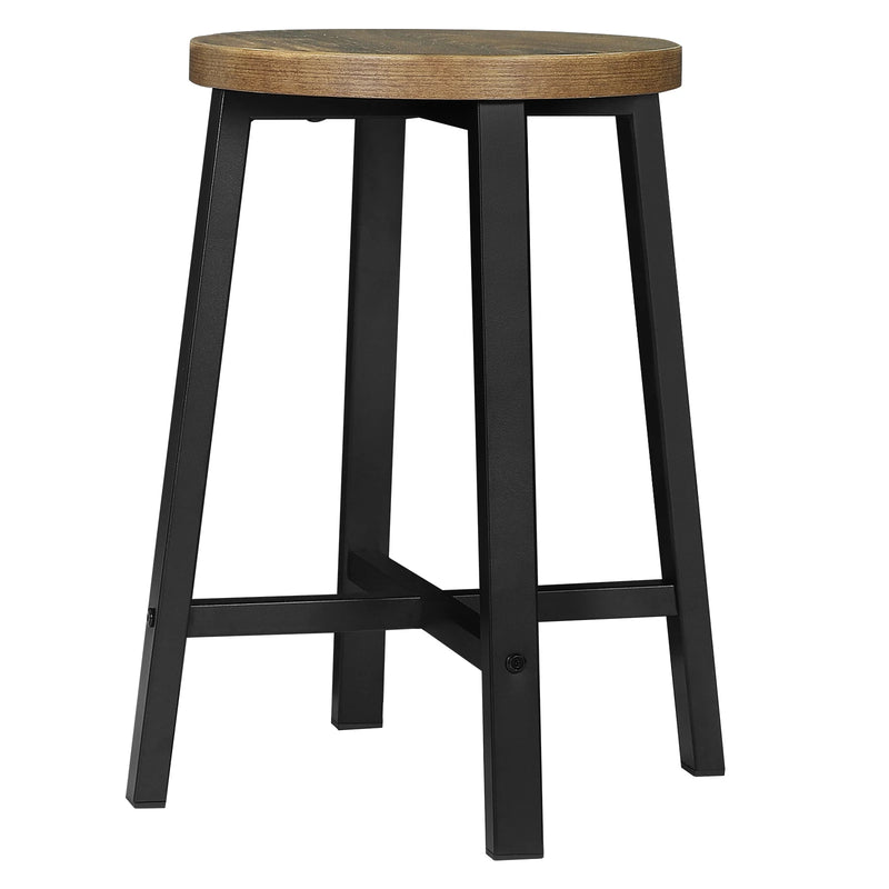 Set de 2 sillas estilo industrial con patas metálicasSillasFurniture > Chairs > Table & Bar Stools > Bar Stools