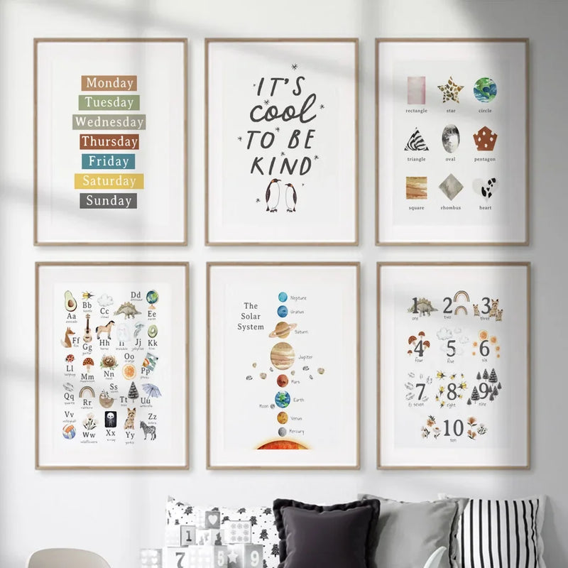 Impresión en lienzo de frase bonita para habitación infantilCuadrosHome & Garden > Decor > Artwork > Posters, Prints, & Visual Artwork > Posters