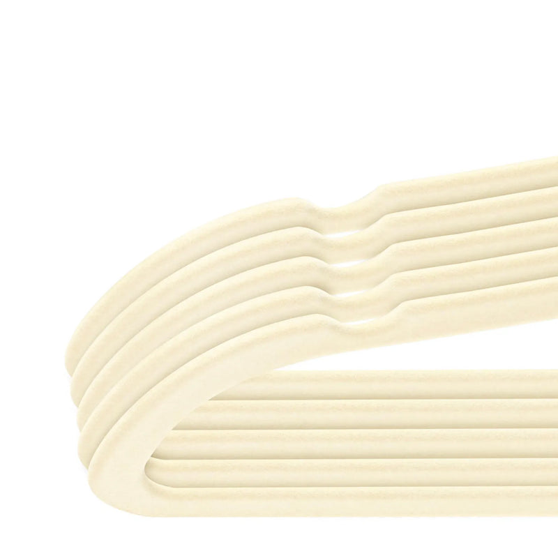 Pack de perchas antideslizantes aterciopeladas beigePerchasHome & Garden > Household Supplies > Storage & Organization > Clothing & Closet Storage > Hangers