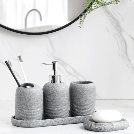 Ensemble d'accessoires de salle de bain 5 pièces