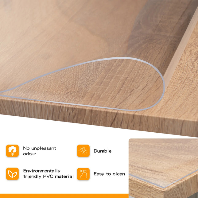 Mantel protector transparente 1 mm | PVC cristal para mesa rectangularMantelesHome & Garden > Linens & Bedding > Table Linens > Tablecloths