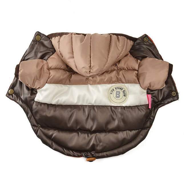 Manteau imperméable et rembourré pour petits chiens