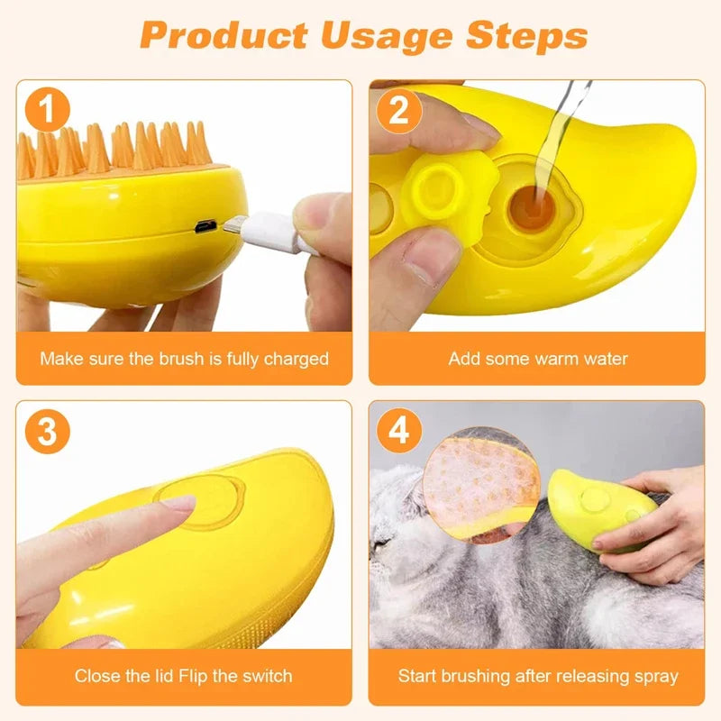 Peine de vapor para mascotasHigieneAnimals & Pet Supplies > Pet Supplies > Pet Grooming Supplies > Pet Combs & Brushes > Deshedders