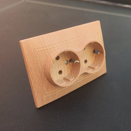 Enchufe doble tipo F