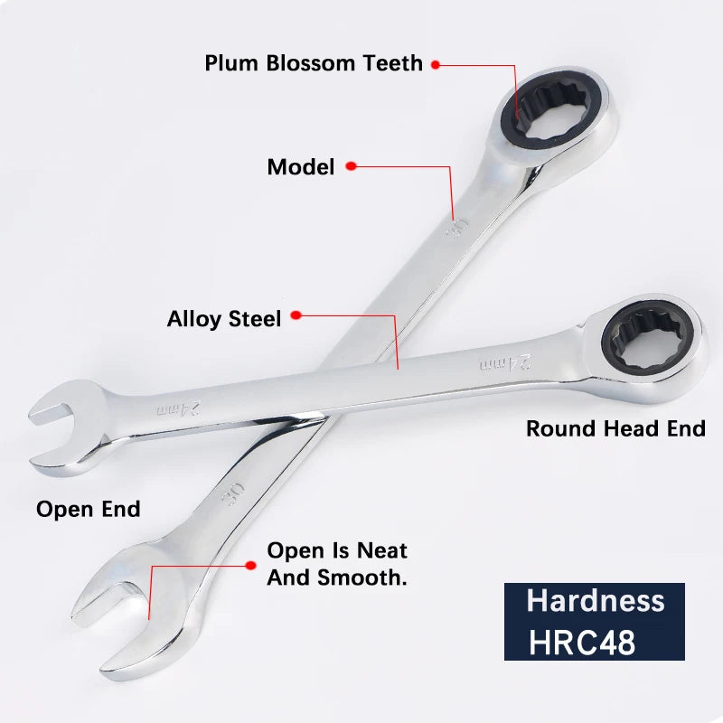 Llaves fijas combinadas de carraca métricaLlaves fijasHardware > Tools > Tool Keys