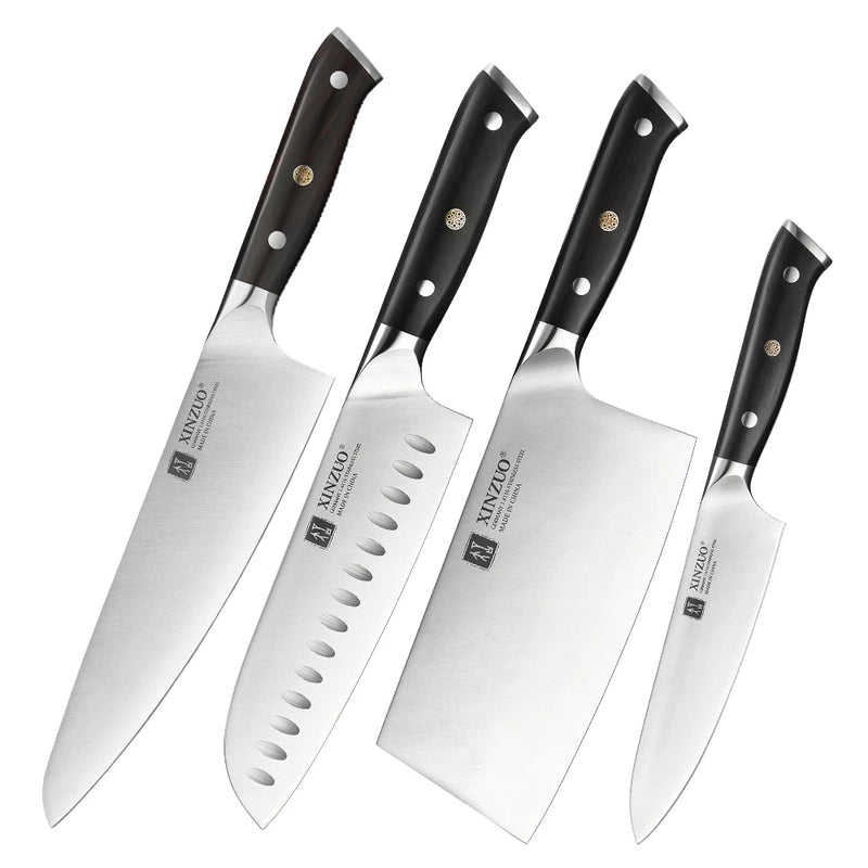 Juego de cuchillos 1-8 piezas de acero inoxidable con mango de ébanoCuchillosHome & Garden > Kitchen & Dining > Kitchen Tools & Utensils > Kitchen Knives