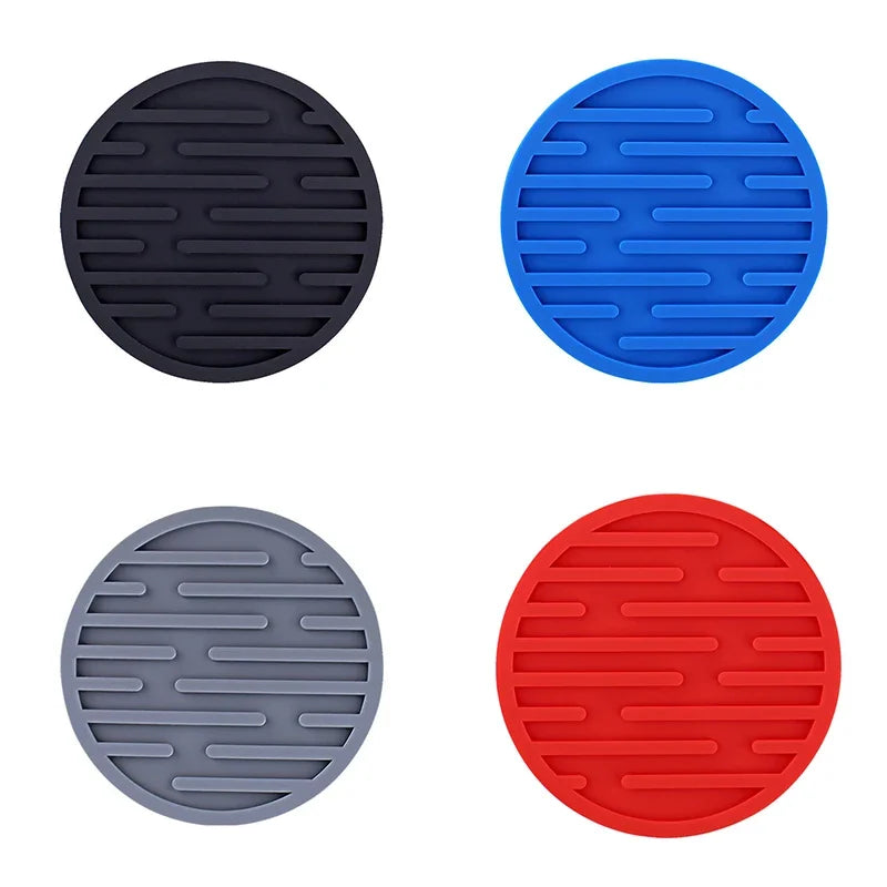 Set de 4 posavasos redondos de silicona antideslizantes de 10 cmPosavasosHome & Garden > Kitchen & Dining > Barware > Coasters
