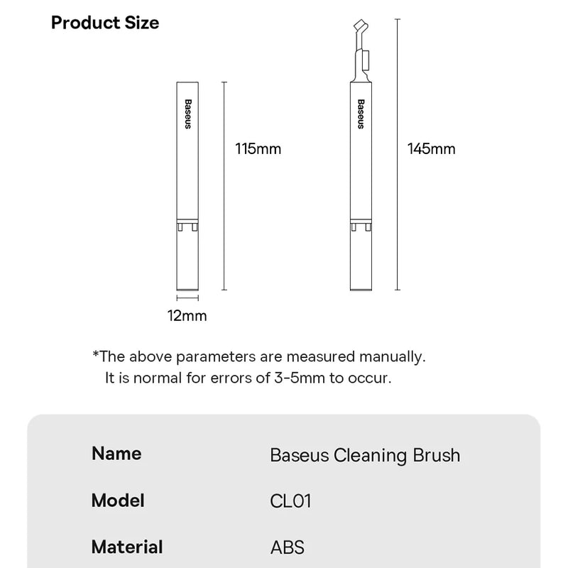 Cepillo para limpieza de auricularesCepillos