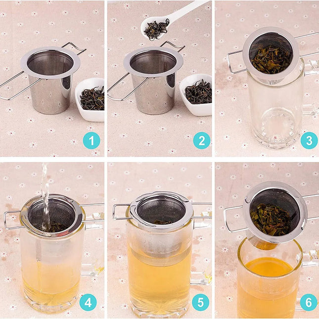 Infusores de té reutilizables