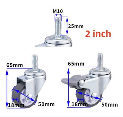 Ruedas para muebles de 4 piezas