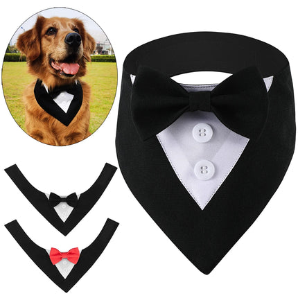 Bandana with bow tie for dogs