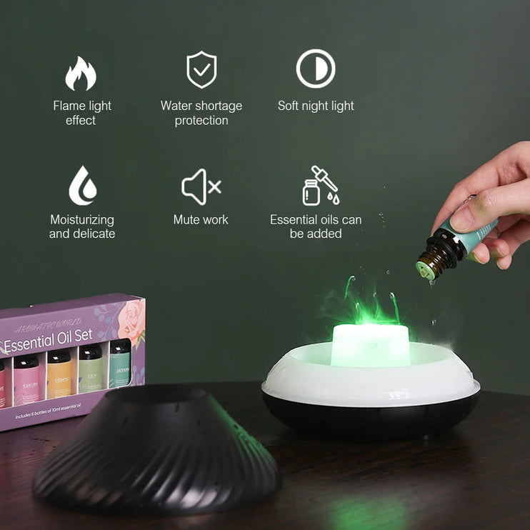 130ml USB Light Portable Air Humidifier Aroma Diffuser