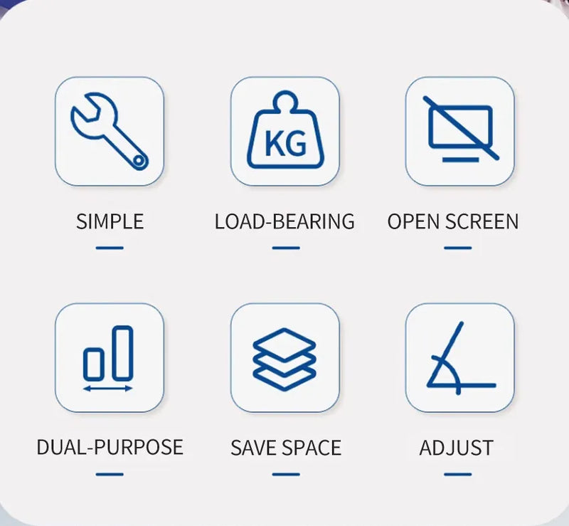 Estantería ajustable para monitor y accesoriosEstantesVehicles & Parts > Vehicle Parts & Accessories > Motor Vehicle Electronics > Motor Vehicle Video Monitor Mounts > Overhead Mounts