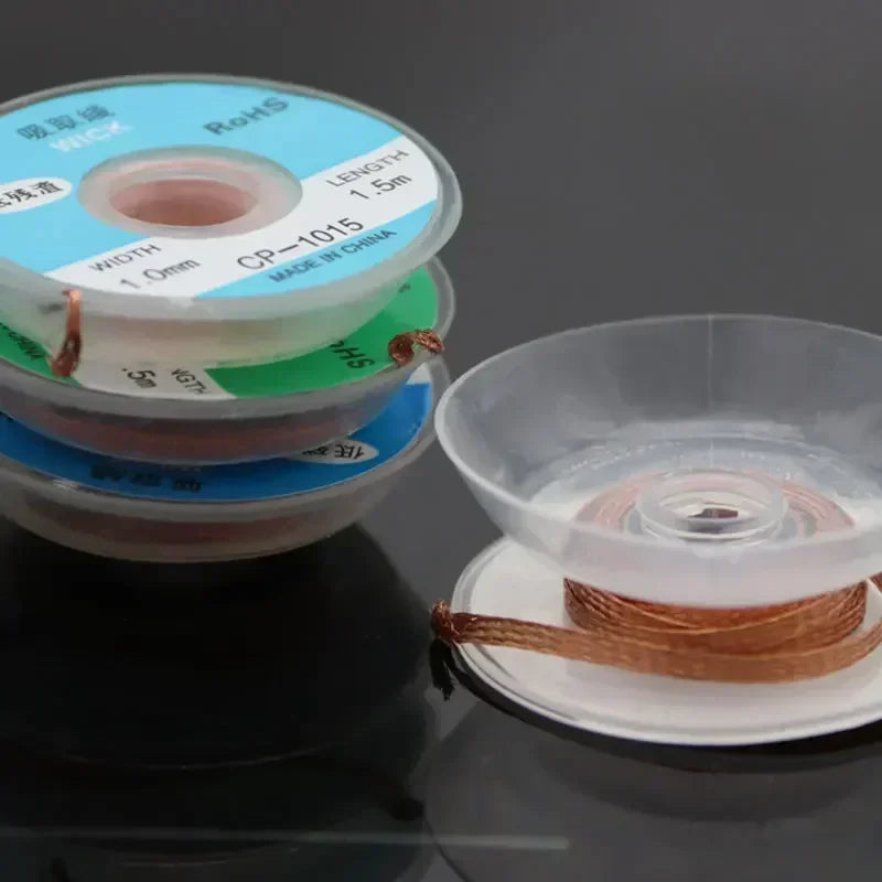 Trenzado desoldador de cobre 1.5M para reparación electrónicaHerramientasHardware > Building Consumables > Solder & Flux
