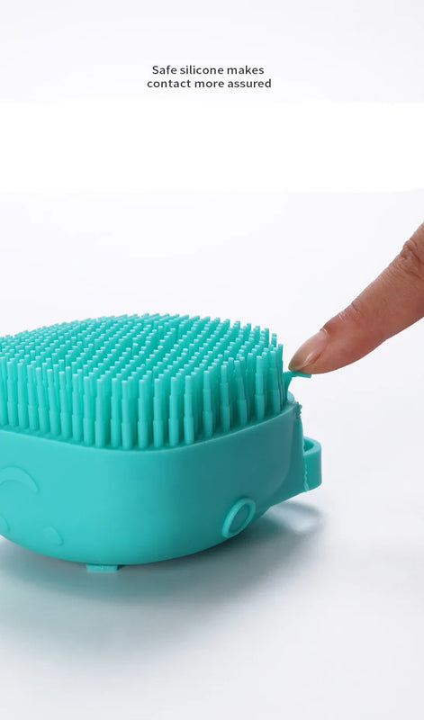 Cepillo de baño para mascotas con depósito de jabónHigieneAnimals & Pet Supplies > Pet Supplies > Pet Grooming Supplies > Pet Combs & Brushes > Brushes