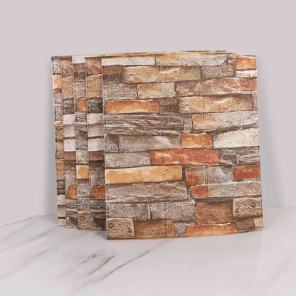 3D Decorative Self Adhesive Brick Effect Vinyl