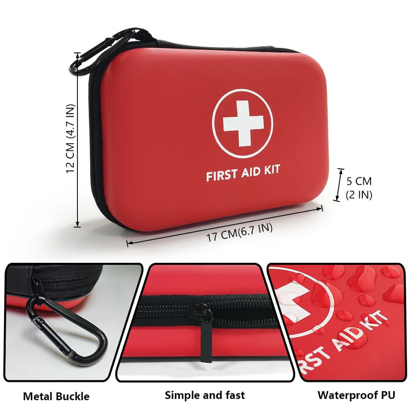 Kit de primeros auxilios portátil de 90 piezas para hogar y aventurasKit de emergenciasHealth & Beauty > Health Care > First Aid > First Aid Kits