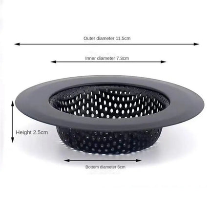 Stainless steel sink strainer