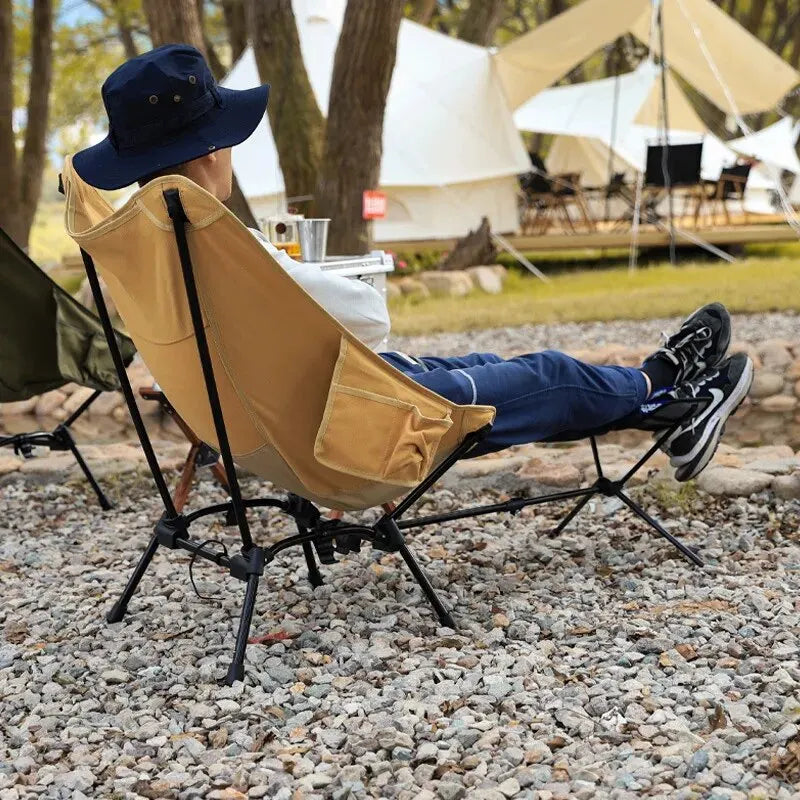 Reposapiés plegable acoplable para silla de camping | Aluminio, 40–70 cm, 400 gSillas plegablesFurniture > Outdoor Furniture > Outdoor Seating > Outdoor Chairs > Folding Chairs
