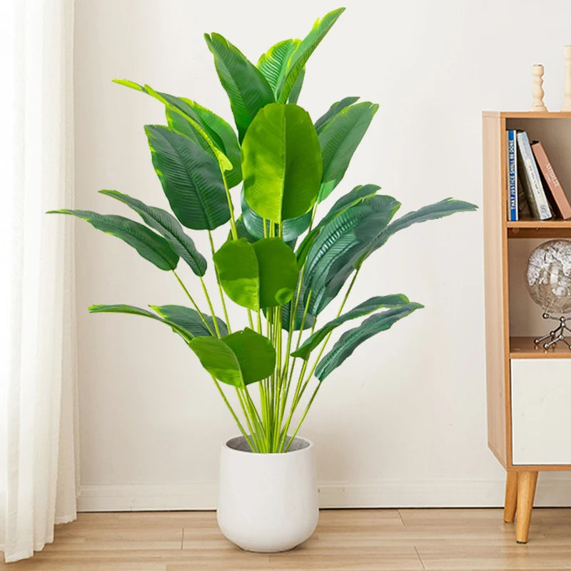 Planta artificial tropical 65-88 cm con hojas de palma y monstera para interior o exteriorPlantas artificialesHome & Garden > Decor > Artificial Flora > Artificial Non-Flowering Plants