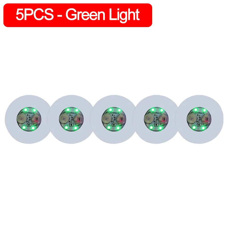 Posavasos LED adhesivos para vasos y botellas · Luces decorativas multicolorPosavasosHome & Garden > Kitchen & Dining > Barware > Coasters