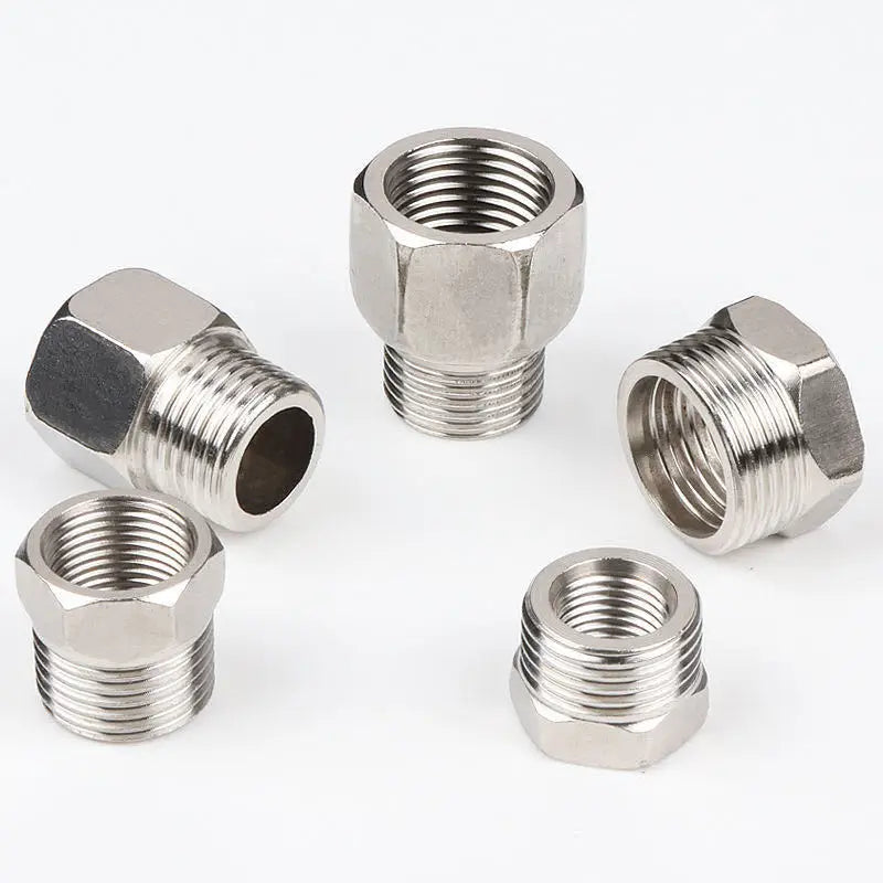 Codo en T de acero inoxidable DN20 a DN15 · Conector reductor para tuberías de agua a alta presiónAdaptadoresHardware > Plumbing > Plumbing Fittings & Supports > Pipe Adapters & Bushings > Adapters