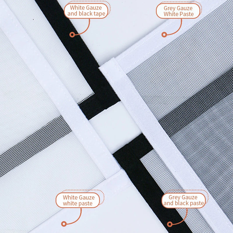 Mosquitera de red blanca autoadhesiva para ventanasMosquiterasHome & Garden > Decor > Window Treatments > Window Screens