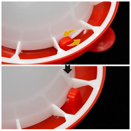 Comedero automatico para aves de corral