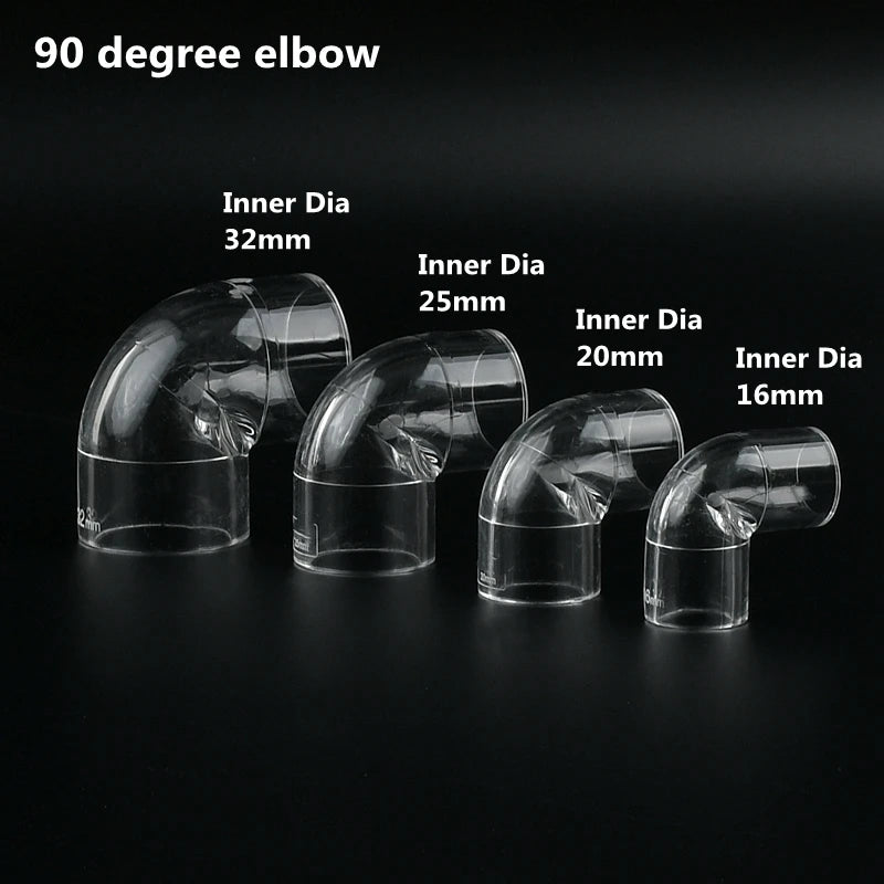 Tubos y conexiones transparentes para acuarios y jardines 16-50mmTubos y conexionesAnimals & Pet Supplies > Pet Supplies > Fish & Aquatic Supplies