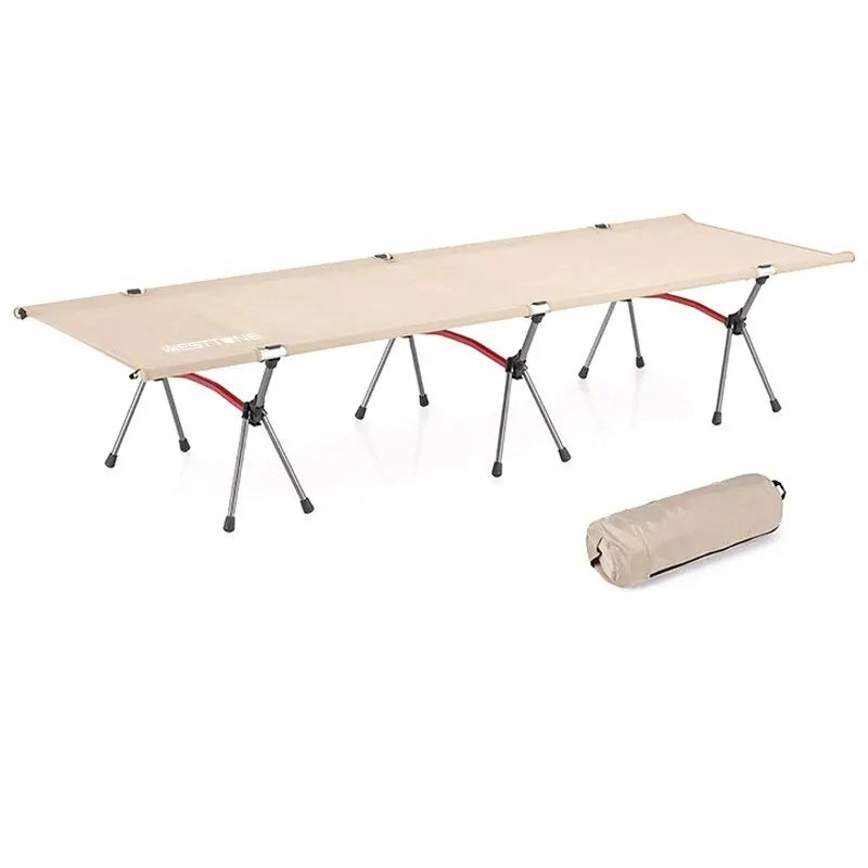 Cama de camping plegable ultraligera | Aleación de aluminio, 2,18 kg, carga 120 kgColchonesSporting Goods > Outdoor Recreation > Camping & Hiking > Camp Furniture > Cots