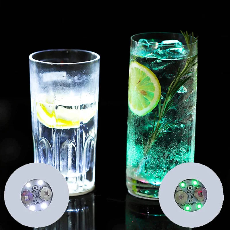 Posavasos LED adhesivos para vasos y botellas · Luces decorativas multicolorPosavasosHome & Garden > Kitchen & Dining > Barware > Coasters