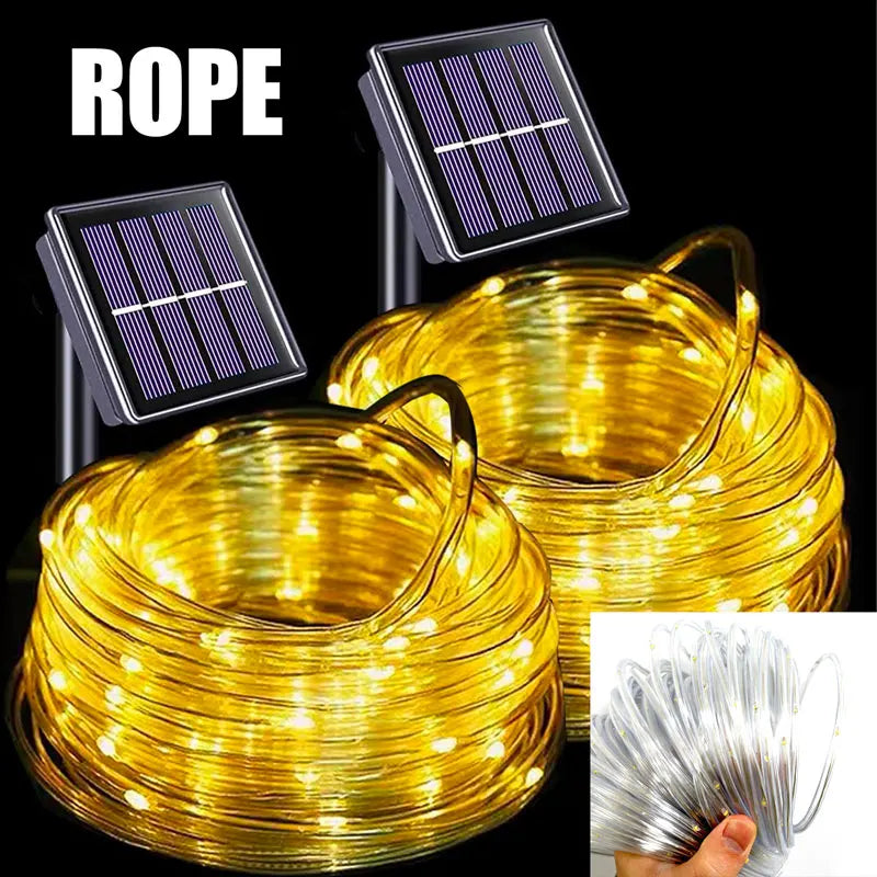 Tiras de luces LED solares para decoración al aire libreTiras LEDHome & Garden > Lighting > Light Ropes & Strings