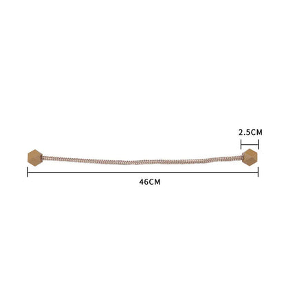 Embrasses de rideaux magnétiques avec boules géométriques décoratives