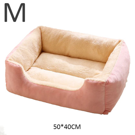 Square pet bed