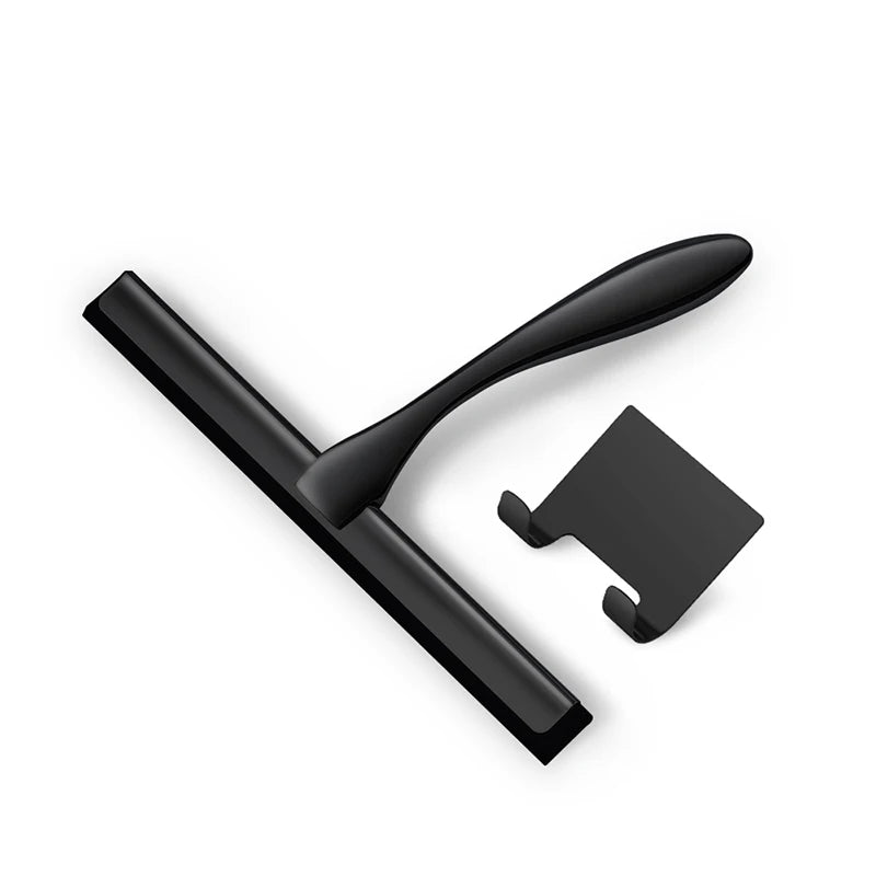 Escobilla de ducha de acero inoxidable con hoja de silicona 10’’ | Limpiacristales y espejos multiusosEscobillasHome & Garden > Household Supplies > Household Cleaning Supplies > Scrub Brushes